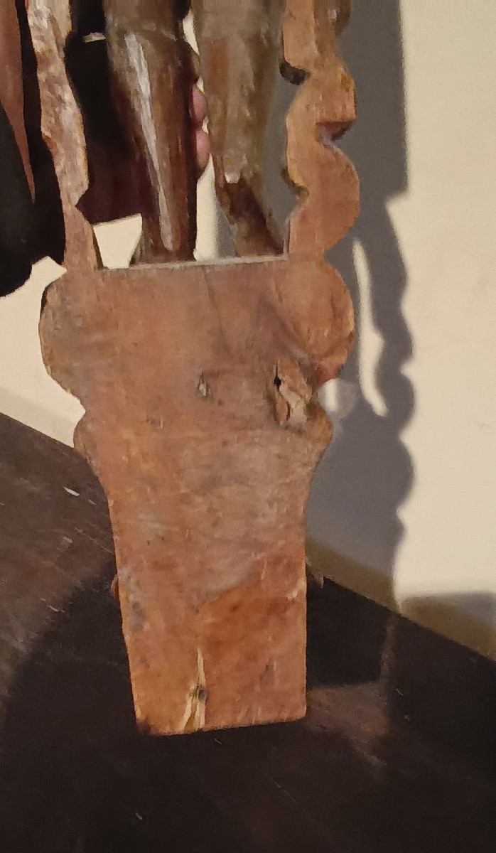 cariatide in legno scolpito, XVII secolo-photo-5