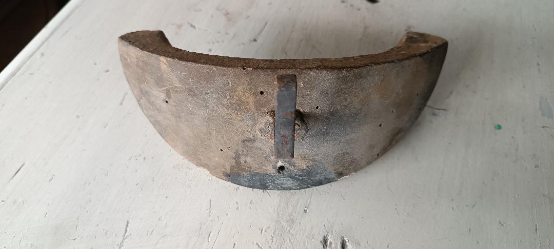 Corona da edicola frammento legno dorato XVIII secolo-photo-1