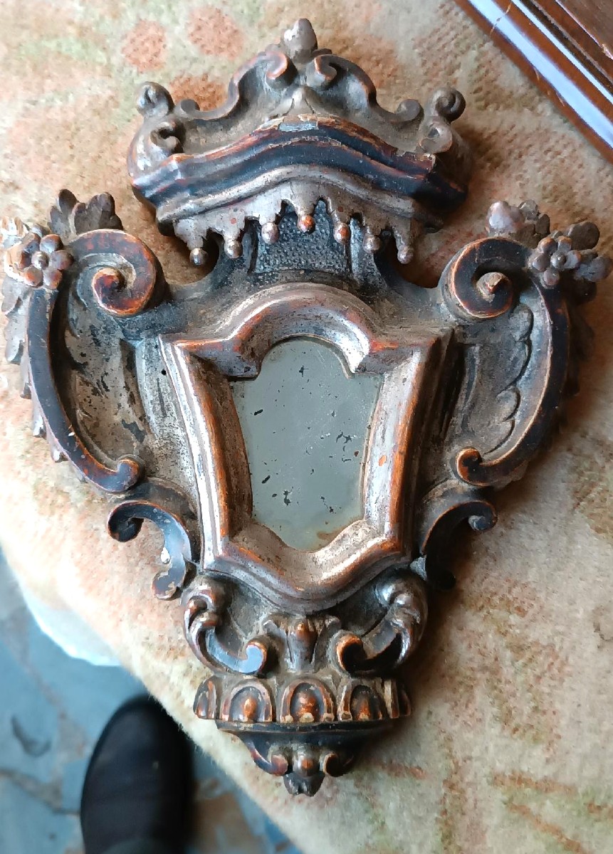 Antica coppia di cornici Barocche - italia fine XVII inizi XVIII secolo-photo-1