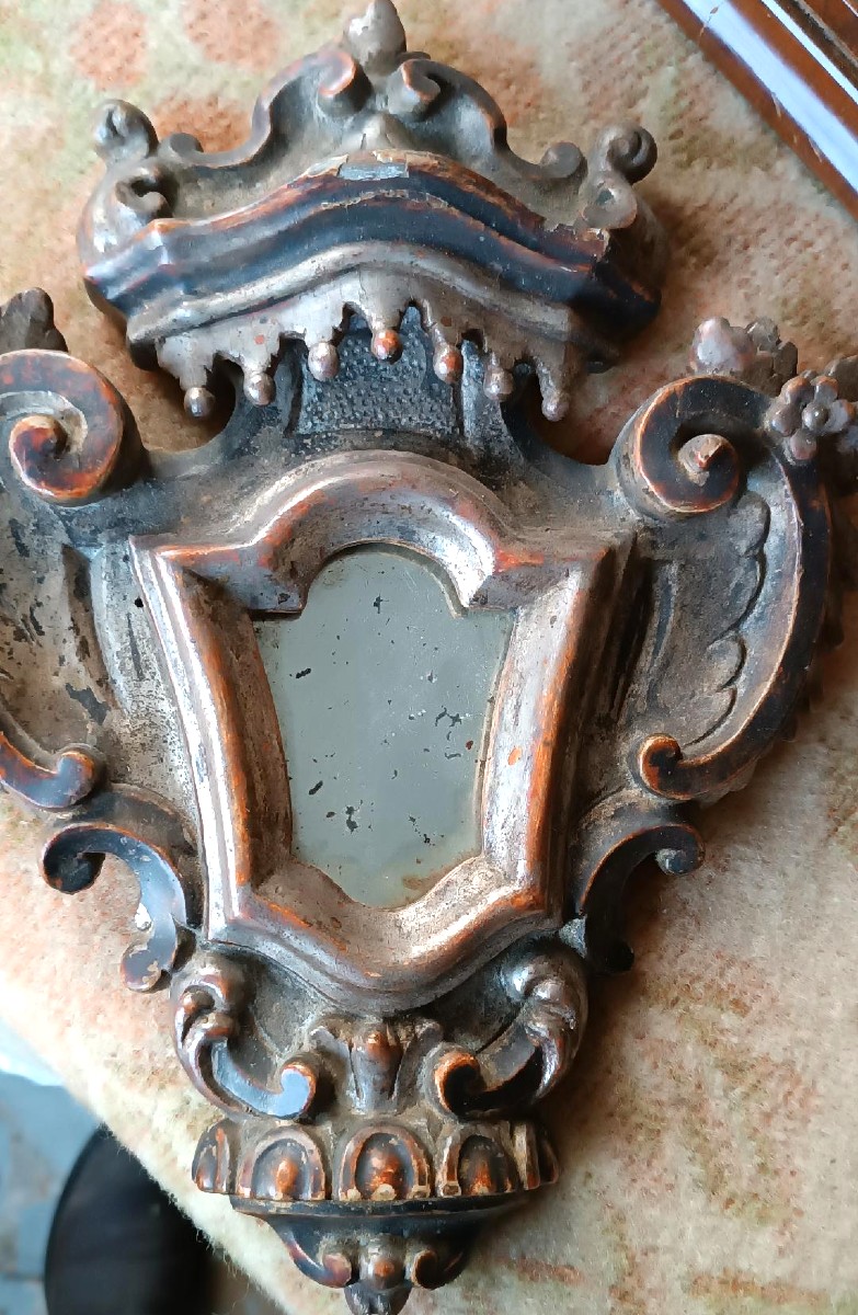 Antica coppia di cornici Barocche - italia fine XVII inizi XVIII secolo-photo-2