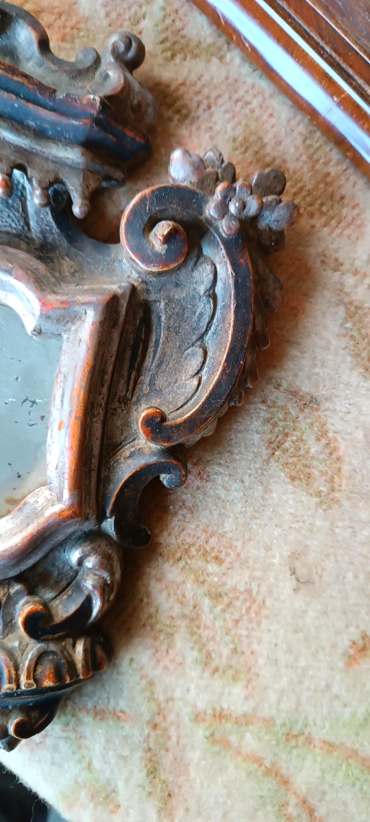 Antica coppia di cornici Barocche - italia fine XVII inizi XVIII secolo-photo-4