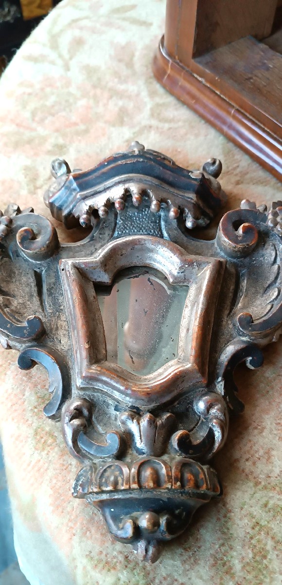 Antica coppia di cornici Barocche - italia fine XVII inizi XVIII secolo-photo-6