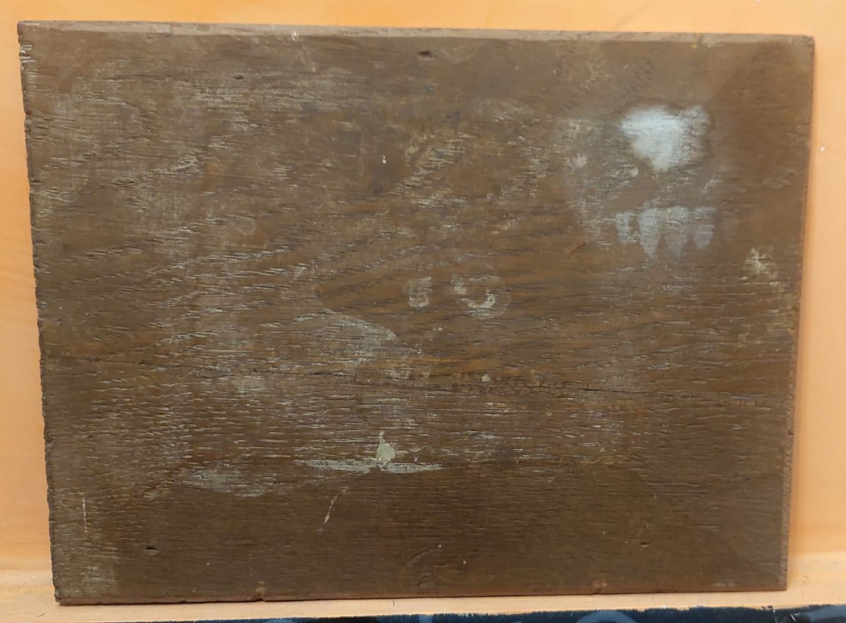 Finissimo ed elegante dipinto ad olio  su tavola , Andrea Markò-photo-1