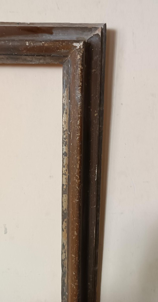 Antica cornice laccata toscana XVIII secolo-photo-4