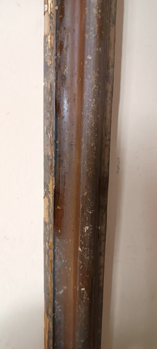 Antica cornice laccata toscana XVIII secolo-photo-1