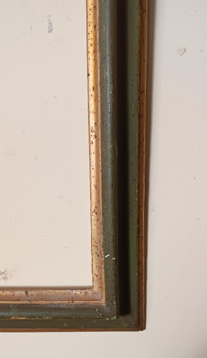 Antica cornice laccata toscana XVIII secolo-photo-1