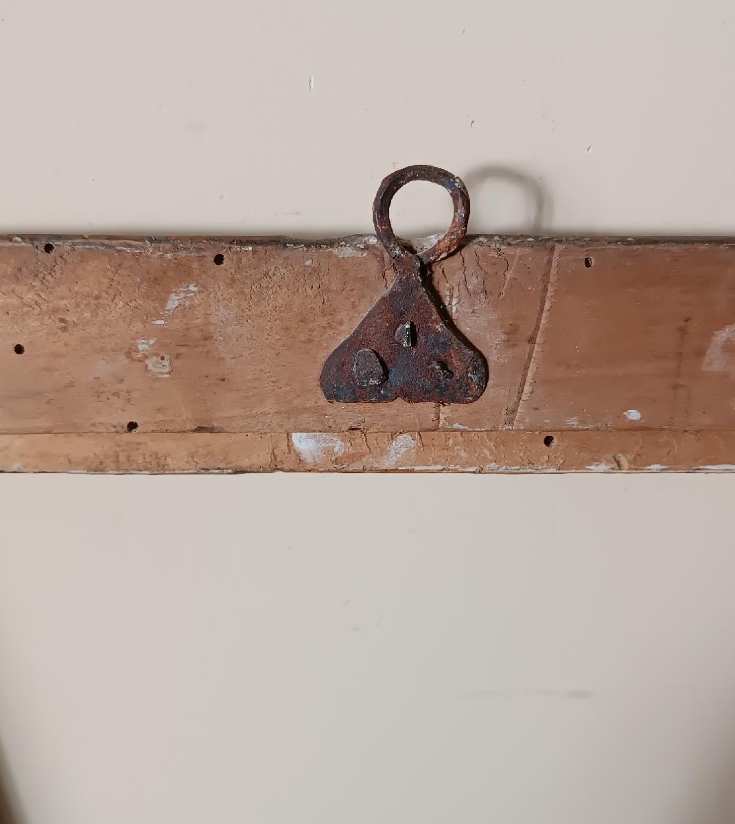 Antica cornice laccata toscana XVIII secolo-photo-4