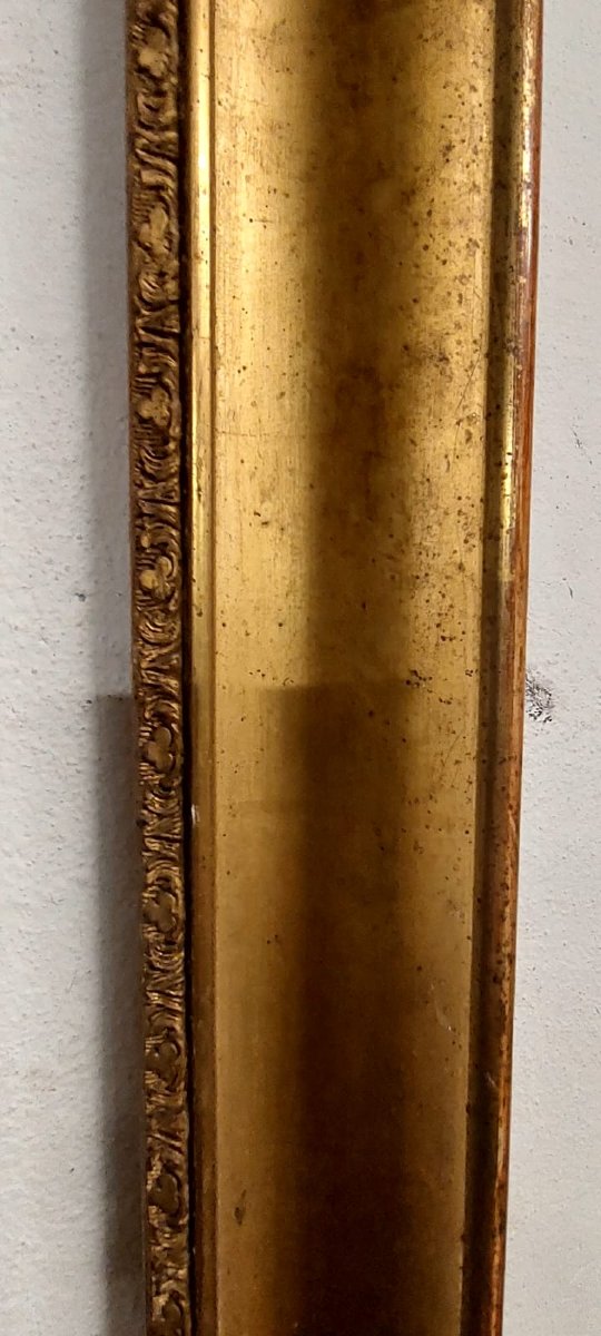Cornice in  Legno ,   dorata in  foglia oro   XIX secolo -photo-4