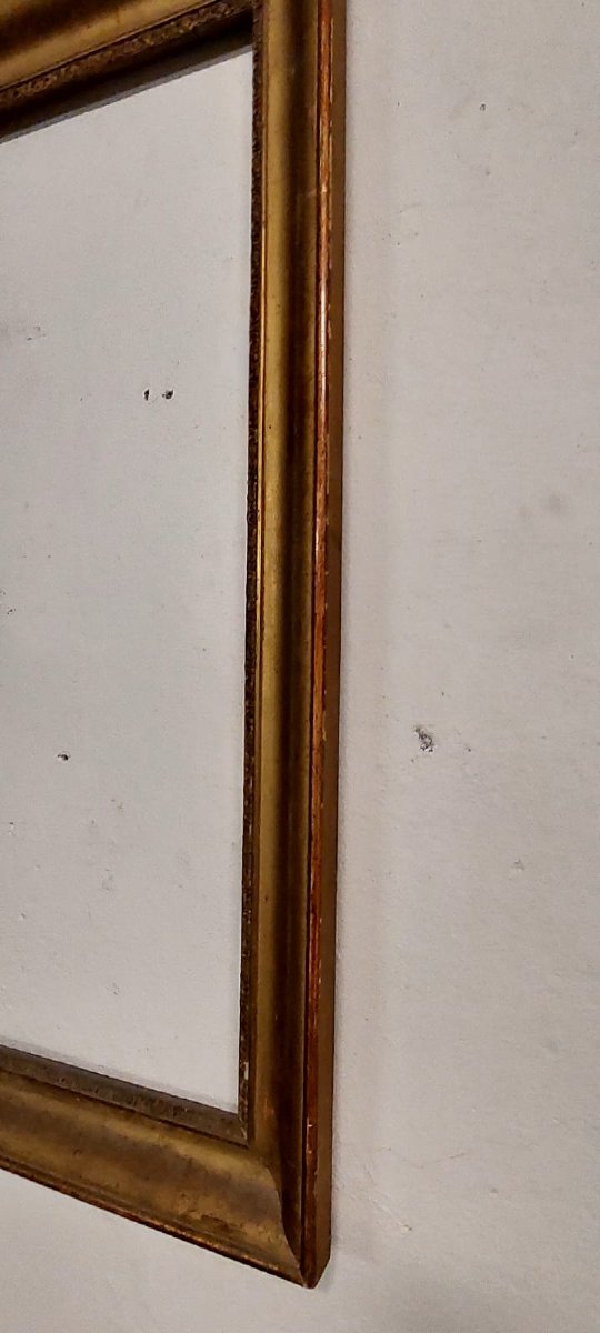 Cornice in  Legno ,   dorata in  foglia oro   XIX secolo -photo-8