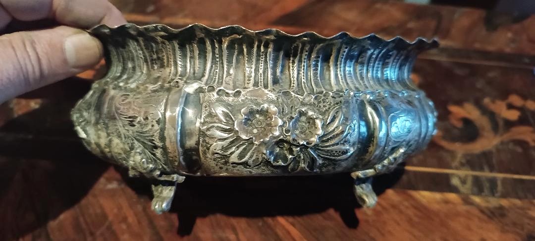 zuppiera in argento cesellato massiccio - italia fine 800 -grammi 328-photo-3