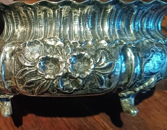 zuppiera in argento cesellato massiccio - italia fine 800 -grammi 328-photo-2