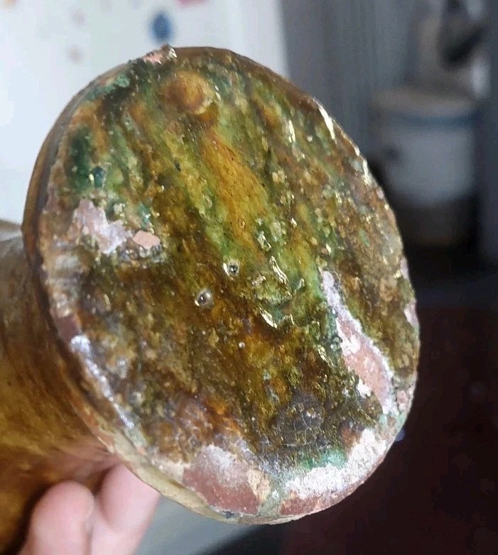 VECCHIA FIASCHETTA APOTROPAICA IN CERAMICA SEMINARA CALABRA PAOLO CONDURSO-photo-3