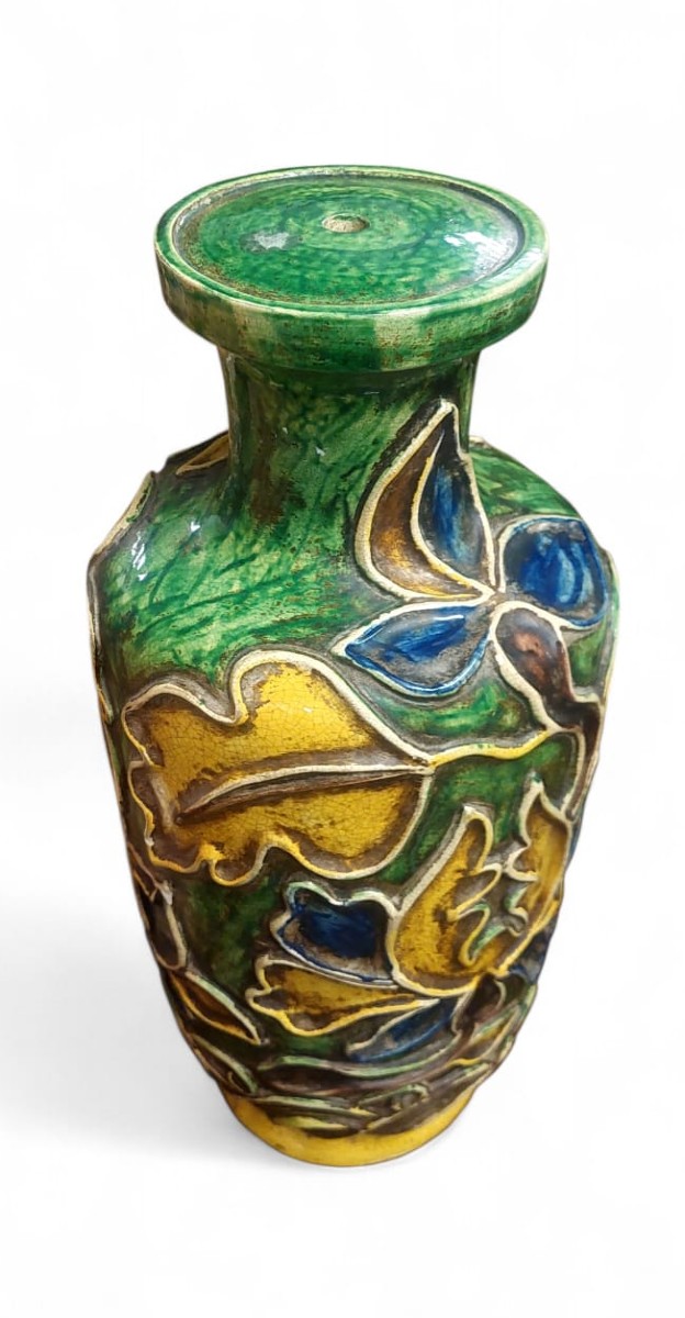 Base Lampada In Ceramica  UGO ZACCAGNINI Anni 30-photo-2