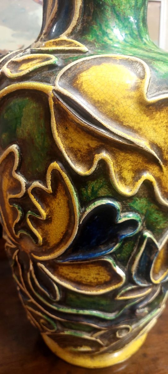 Base Lampada In Ceramica  UGO ZACCAGNINI Anni 30-photo-5