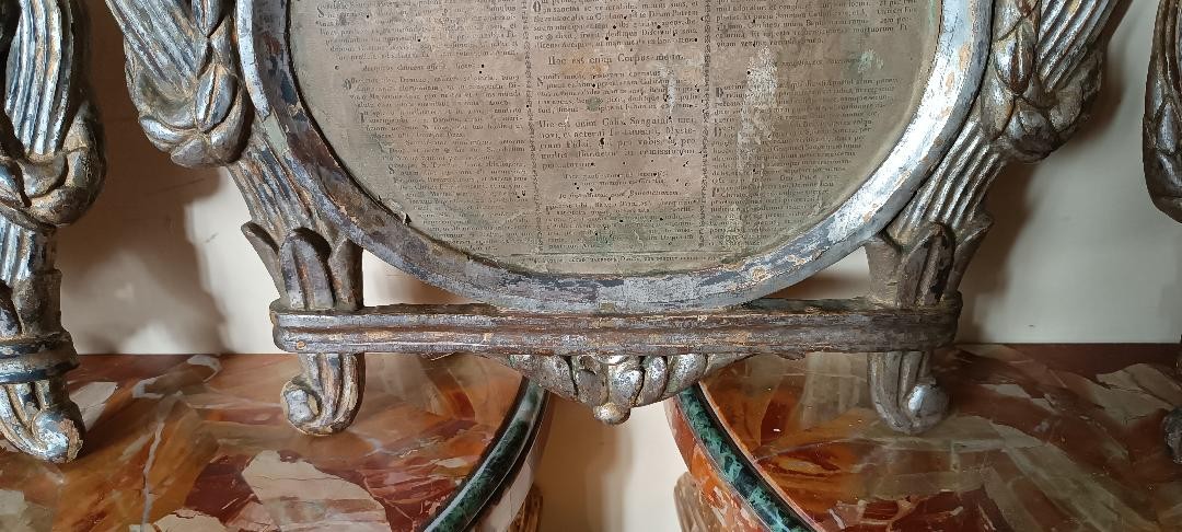 Trittico carteglorie , cornici XVIII secolo-photo-6