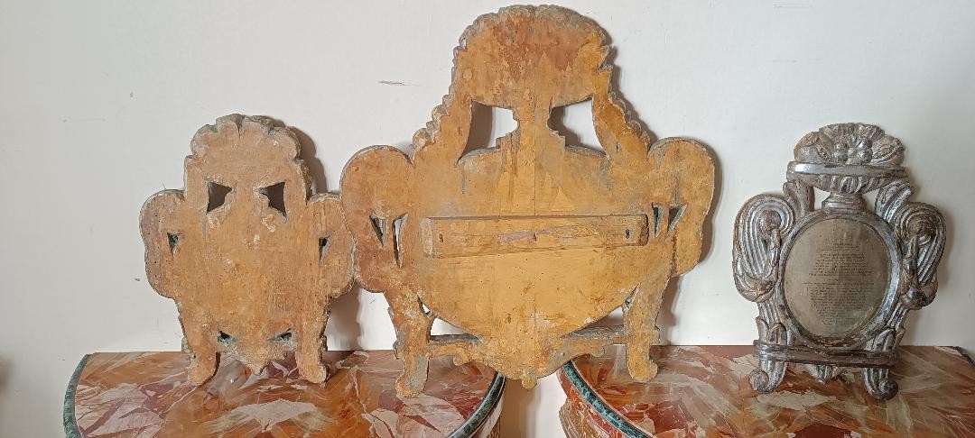 Trittico carteglorie , cornici XVIII secolo-photo-7