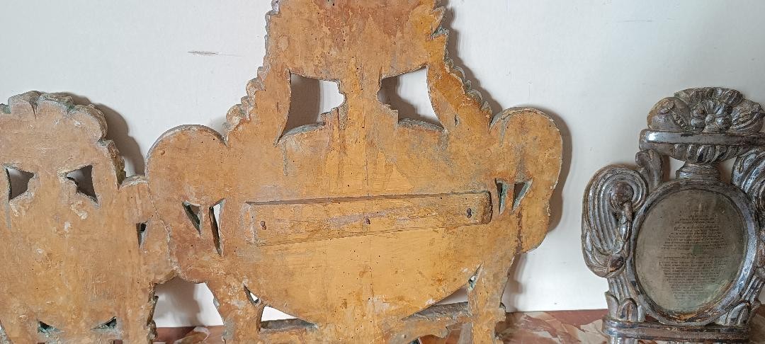 Trittico carteglorie , cornici XVIII secolo-photo-8