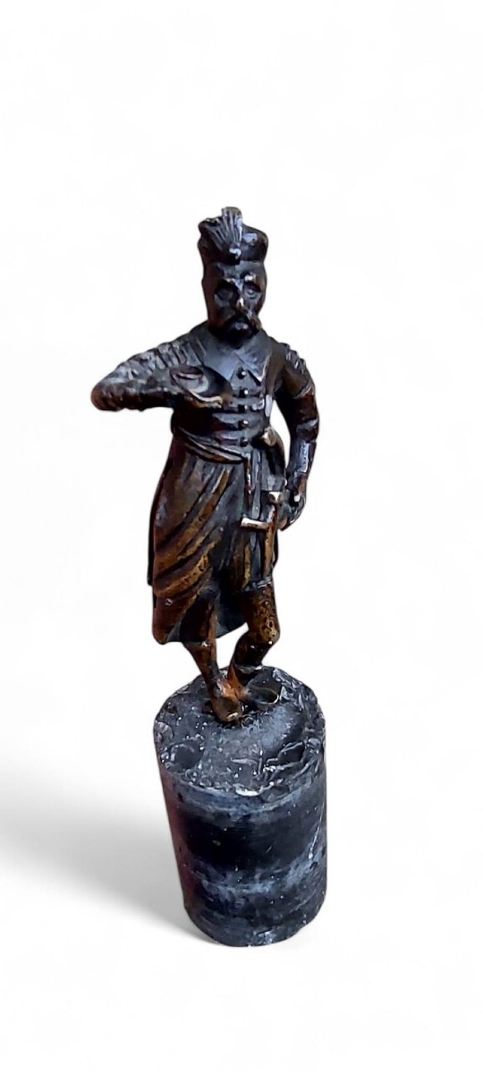 Antica Sculturina orientalista in bronzo - soldato XIX secolo francia-photo-2