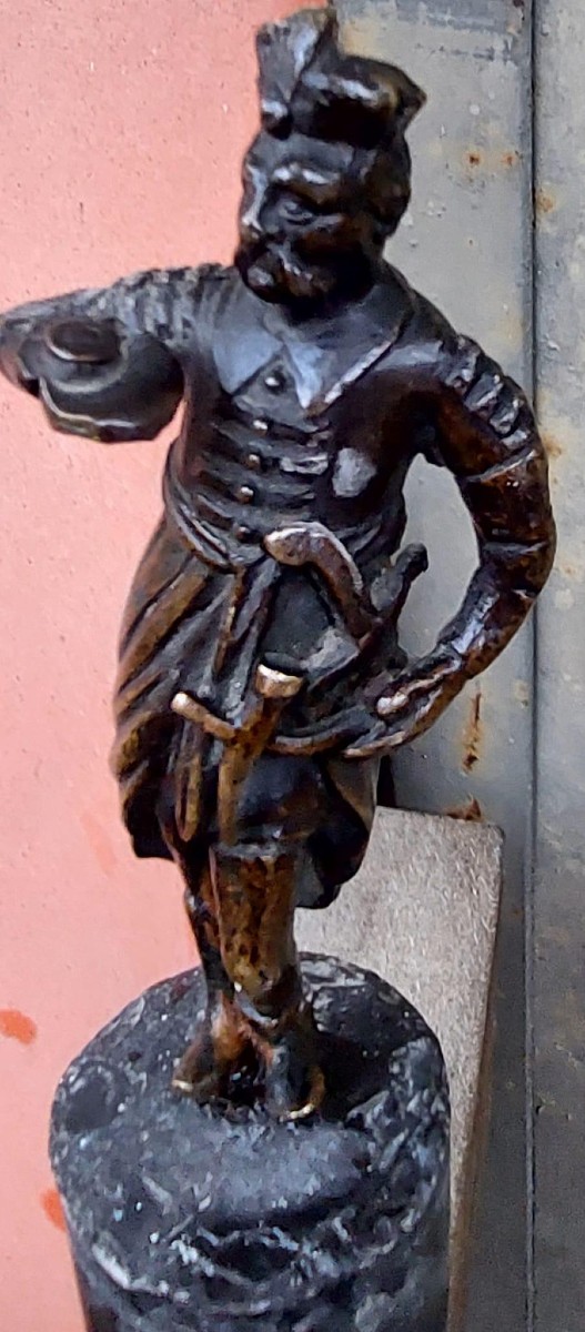 Antica Sculturina orientalista in bronzo - soldato XIX secolo francia-photo-1