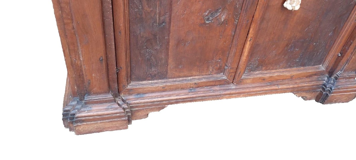 credenza antica XVII secolo Toscana noce-photo-3