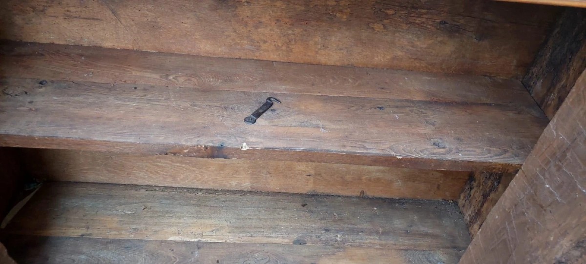 credenza antica XVII secolo Toscana noce-photo-7