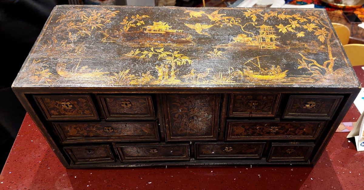 Monetiere XVI secolo - decorato a cineserie -Venezia-photo-2