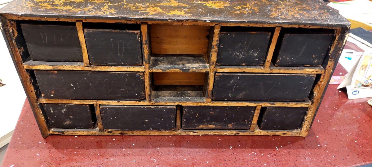 Monetiere XVI secolo - decorato a cineserie -Venezia-photo-5