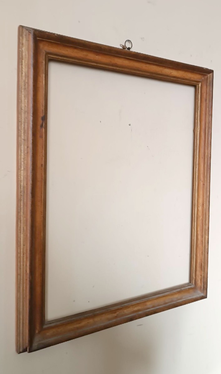 Antica cornice laccata e dorata fine XVII secolo,italia-photo-2