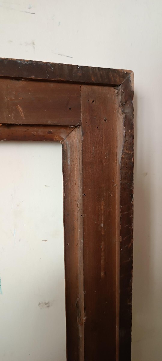 Antica cornice laccata e dorata fine XVII secolo,italia-photo-6