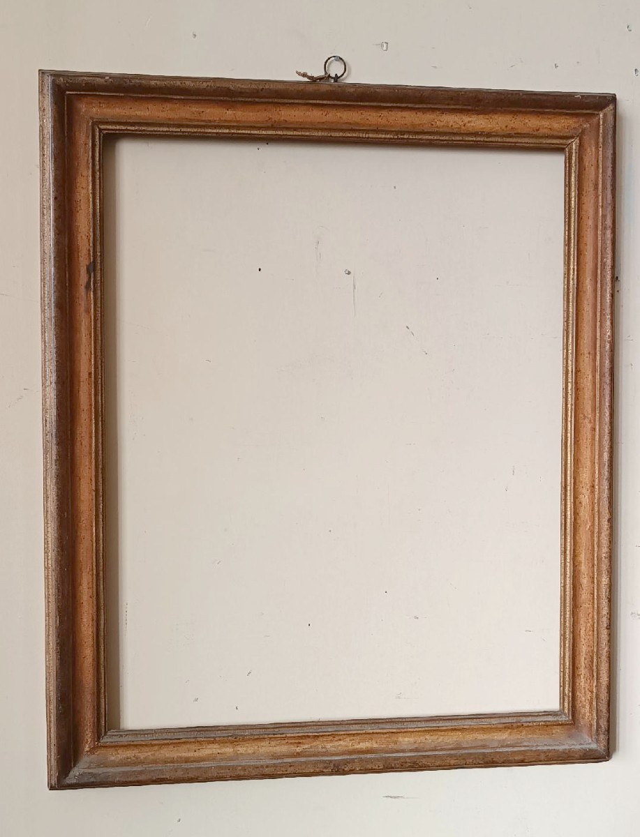 Antica cornice laccata e dorata fine XVII secolo,italia-photo-8