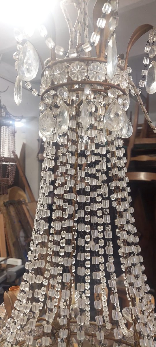 Lampadario a Mongolfiera Italia Ultimo Quarto XIX Secolo" -photo-1