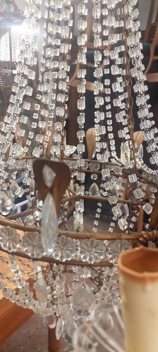 Lampadario a Mongolfiera Italia Ultimo Quarto XIX Secolo" -photo-3