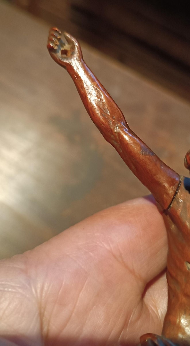 cristo antico in legno di bosso XVIII secolo-photo-4