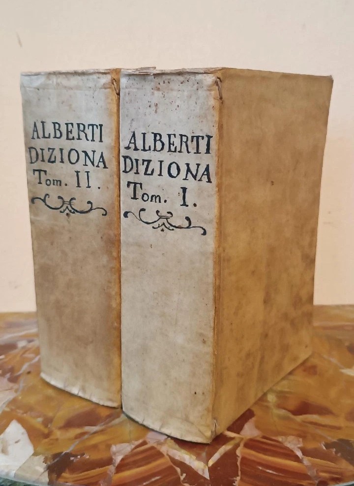 Dizionario Italiano-Francese/Francese-Italiano 2 volumi 1775 de Alberti venezia