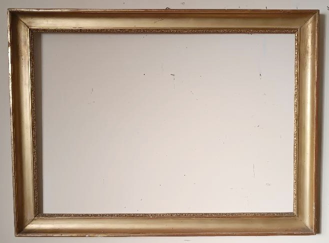 Antica cornice dorata Carlo X-photo-3