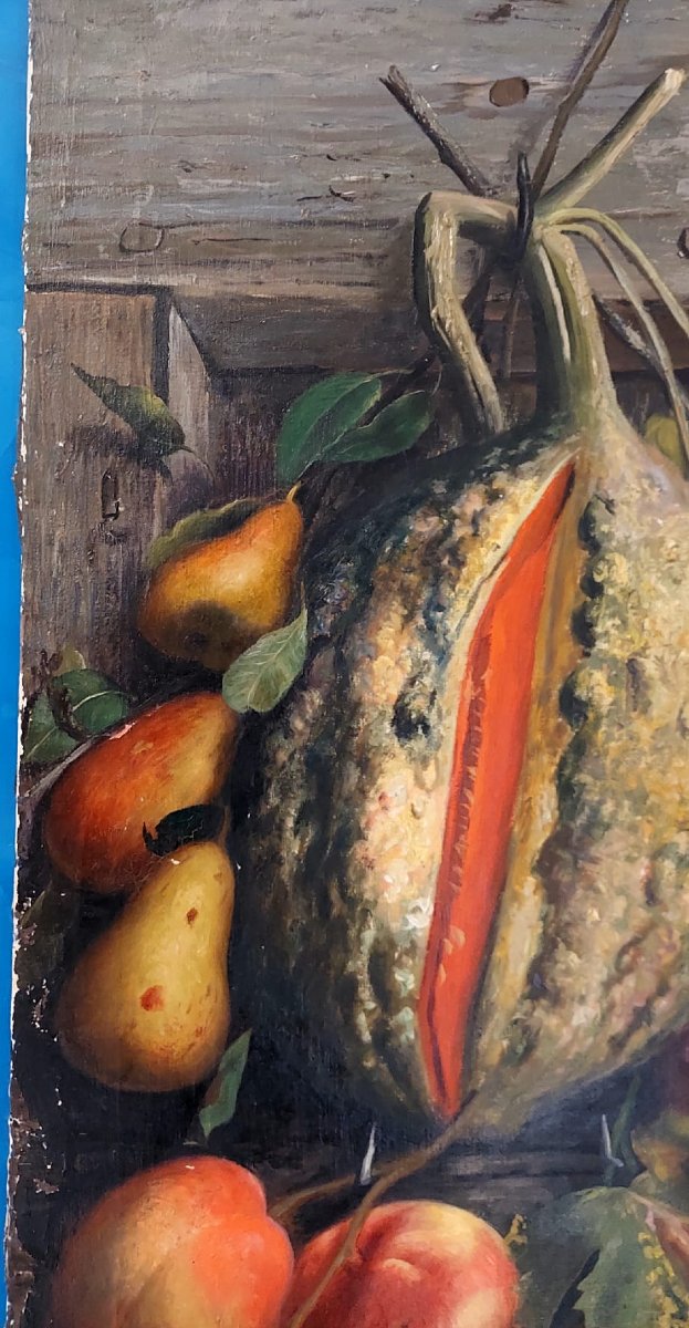 ZINGONI AURELIO FIRENZE   1853-1922 , DIPINTO  OLIO SU TELA, NATURA MORTA. -photo-2