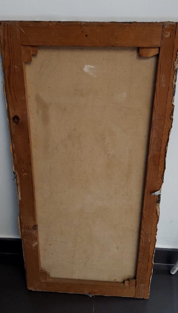 ZINGONI AURELIO FIRENZE   1853-1922 , DIPINTO  OLIO SU TELA, NATURA MORTA. -photo-7