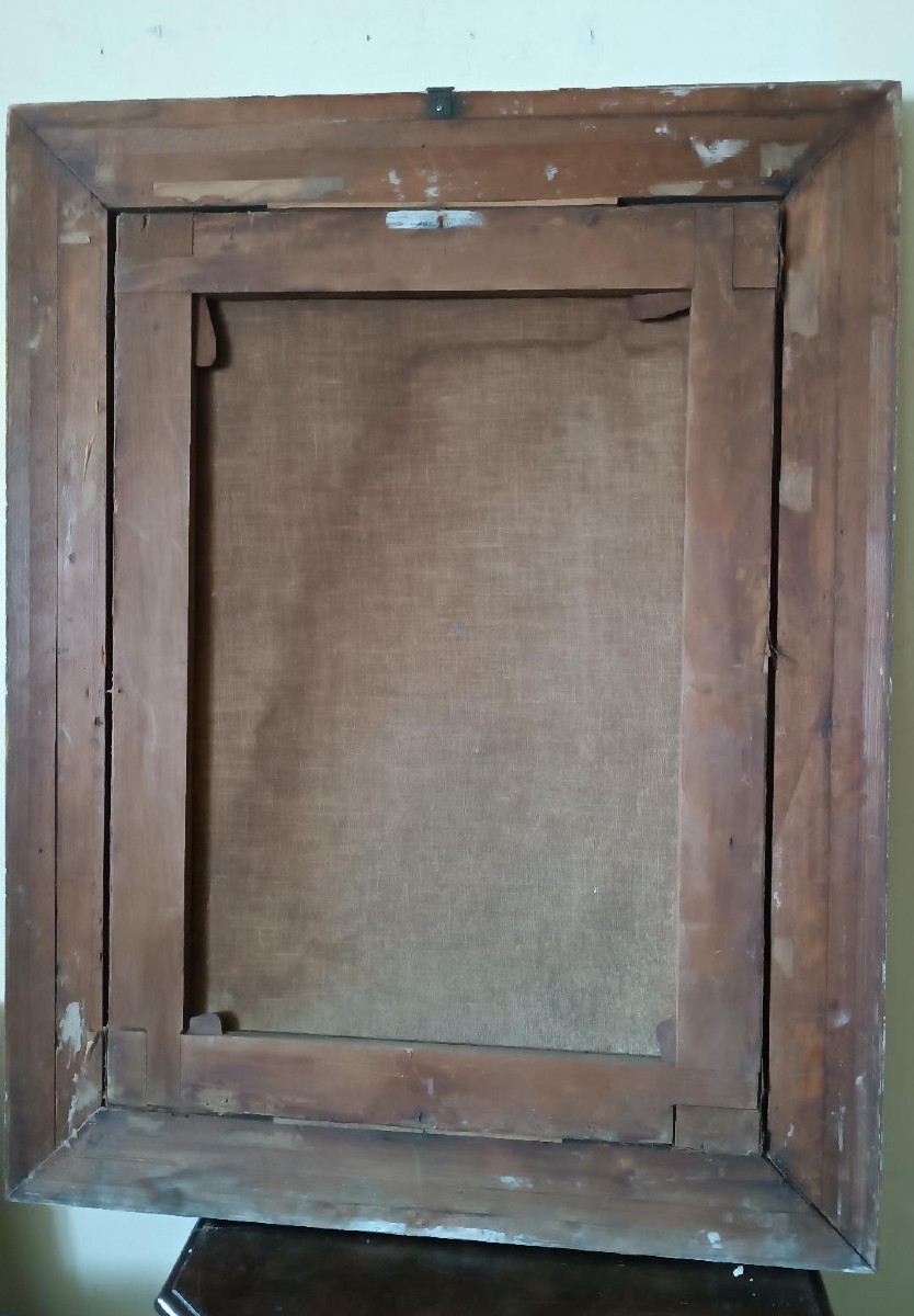 Dipinto antico olio su tela -San Francesco Di Paola -Antonio Cifrondi ( 1656-1730 )-photo-1