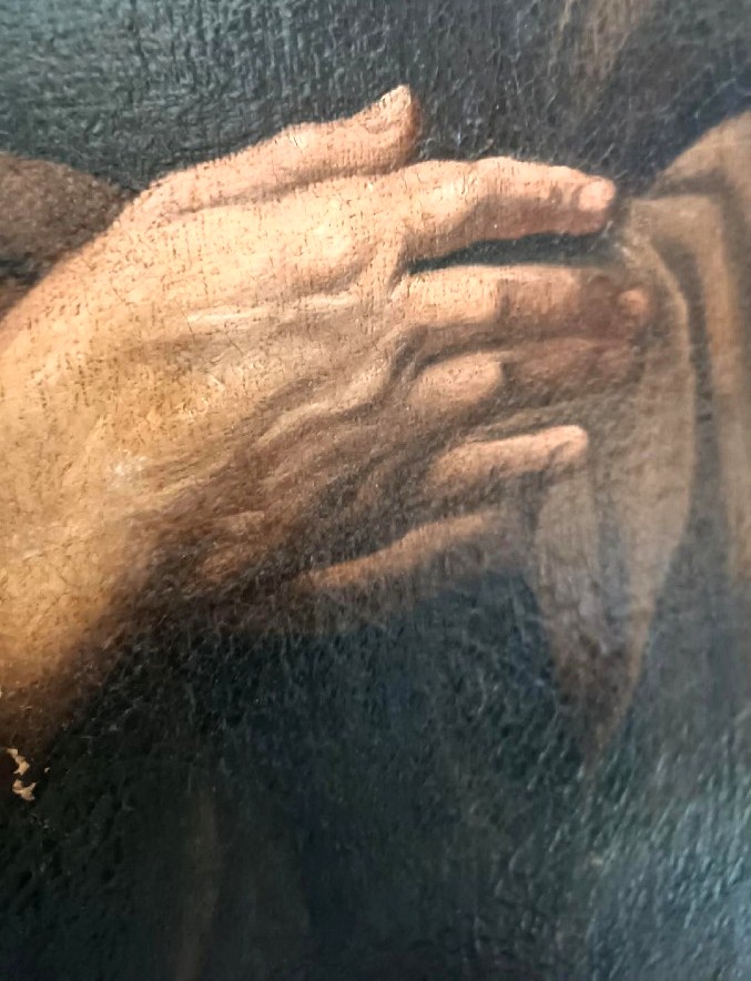 Dipinto antico olio su tela -San Francesco Di Paola -Antonio Cifrondi ( 1656-1730 )-photo-4