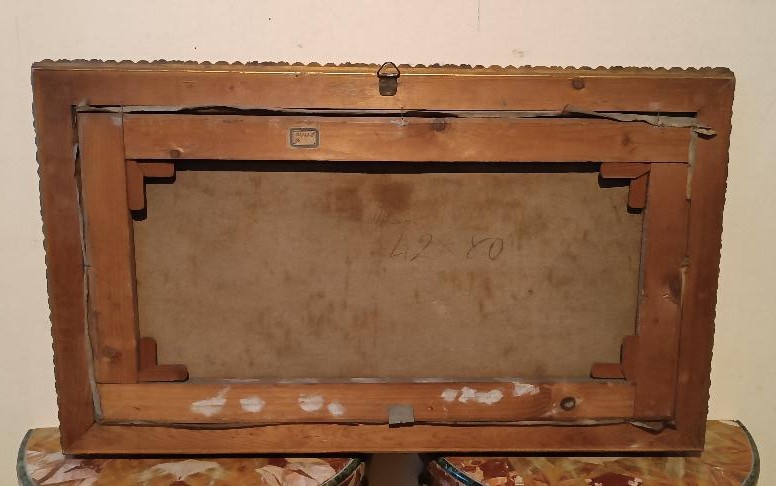 Dipinto olio su tela Sallvatore Balsamo ( Napoli 1894-1922 ) - -photo-7