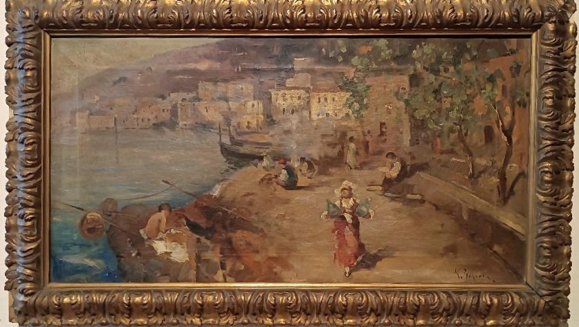 Dipinto olio su tela Sallvatore Balsamo ( Napoli 1894-1922 ) - 