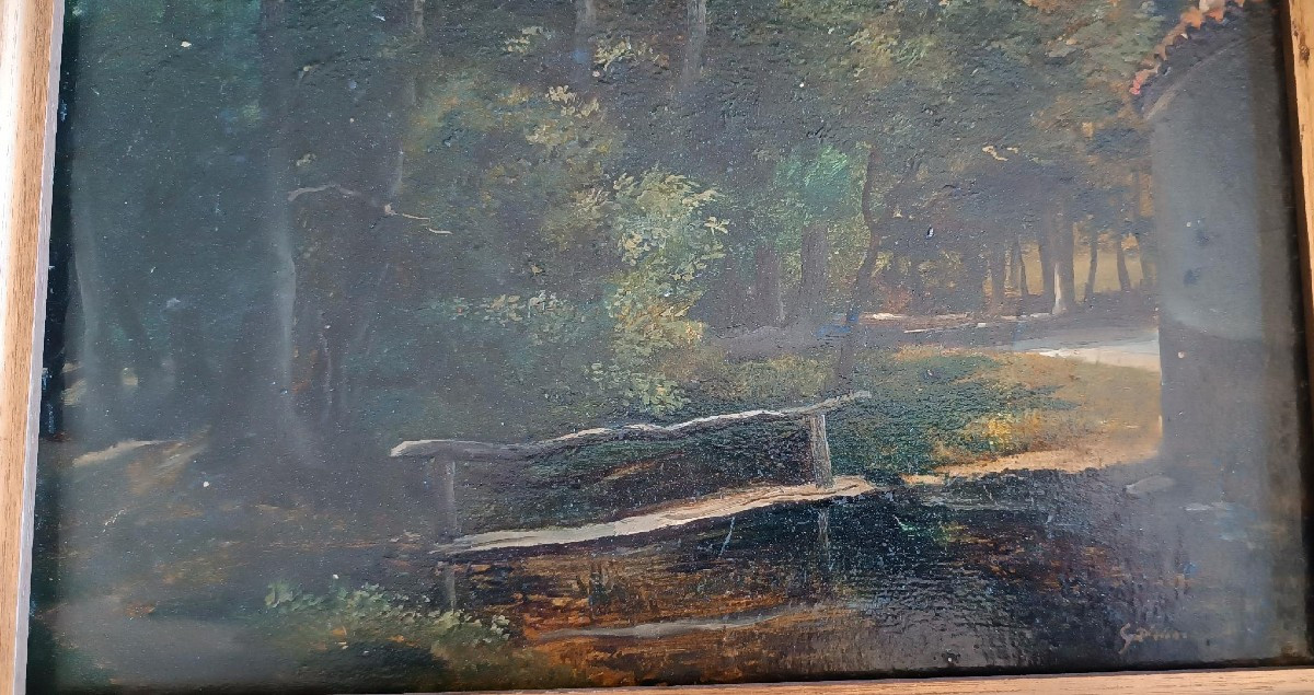 Dipinto olio su tavoletta , GIUSEPPE HAINMANN (Milano 1828-Alessandria d'egitto 1883)-photo-2