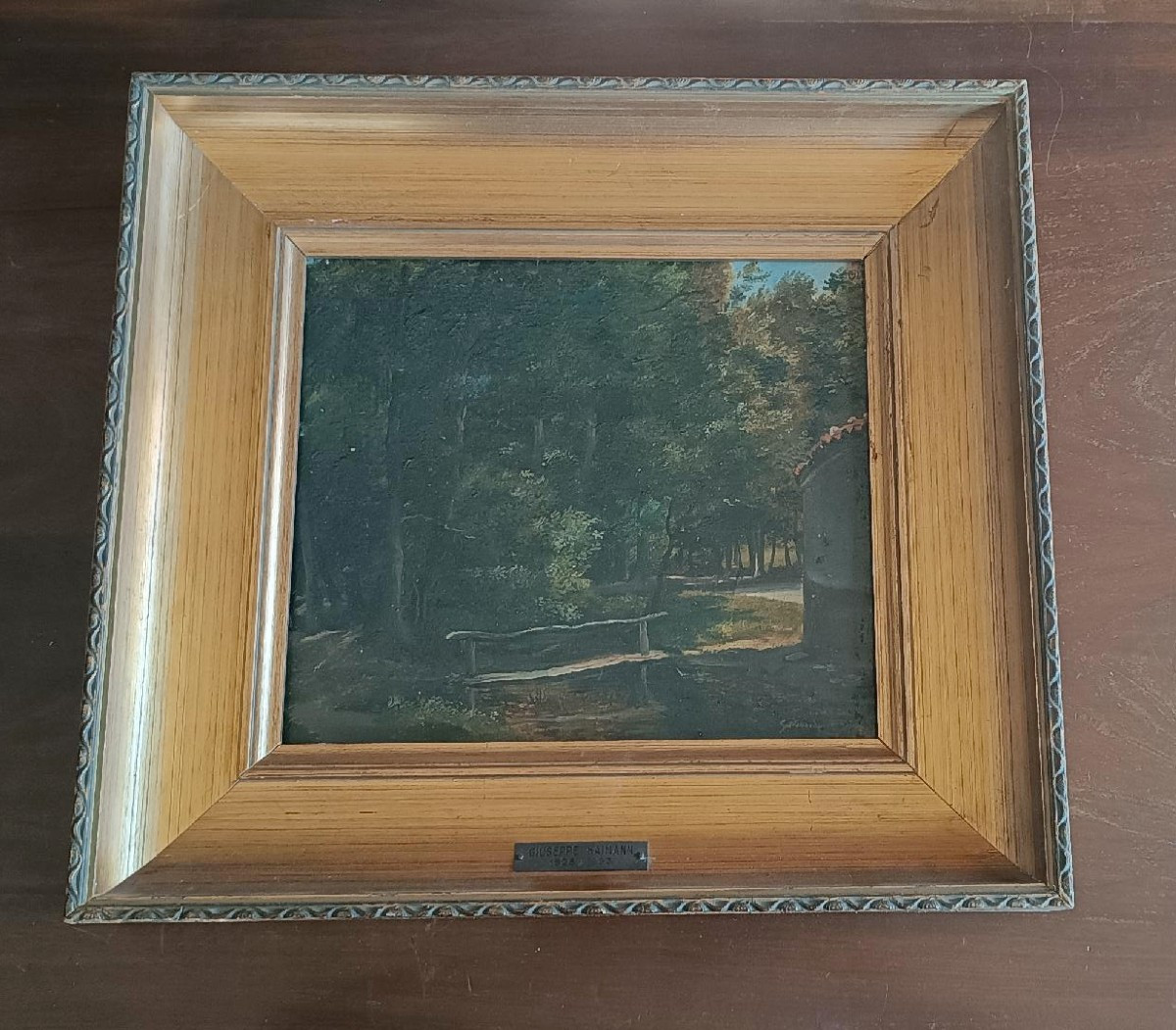 Dipinto olio su tavoletta , GIUSEPPE HAINMANN (Milano 1828-Alessandria d'egitto 1883)-photo-4