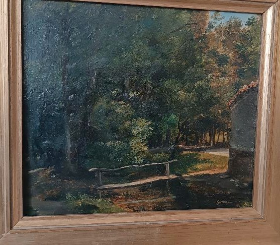 Dipinto olio su tavoletta , GIUSEPPE HAINMANN (Milano 1828-Alessandria d'egitto 1883)-photo-4