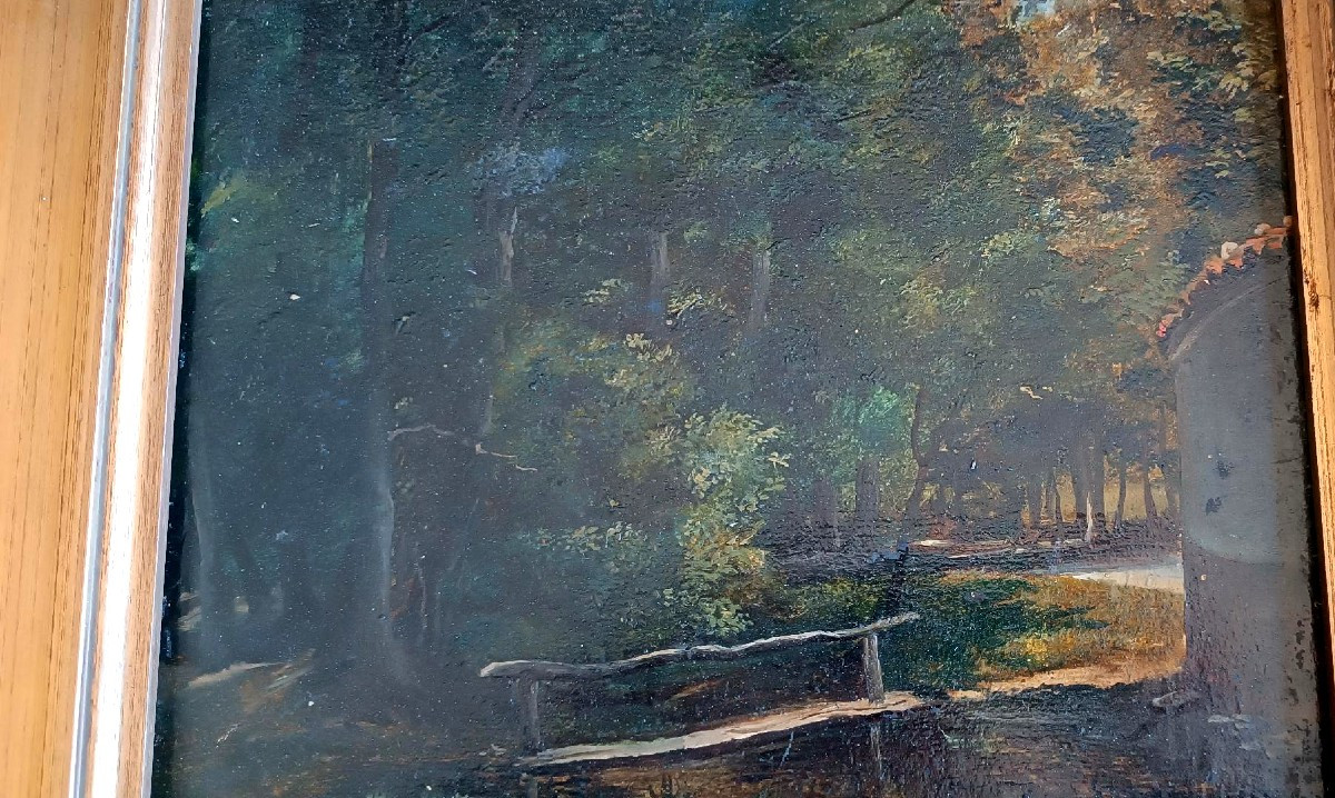 Dipinto olio su tavoletta , GIUSEPPE HAINMANN (Milano 1828-Alessandria d'egitto 1883)-photo-3