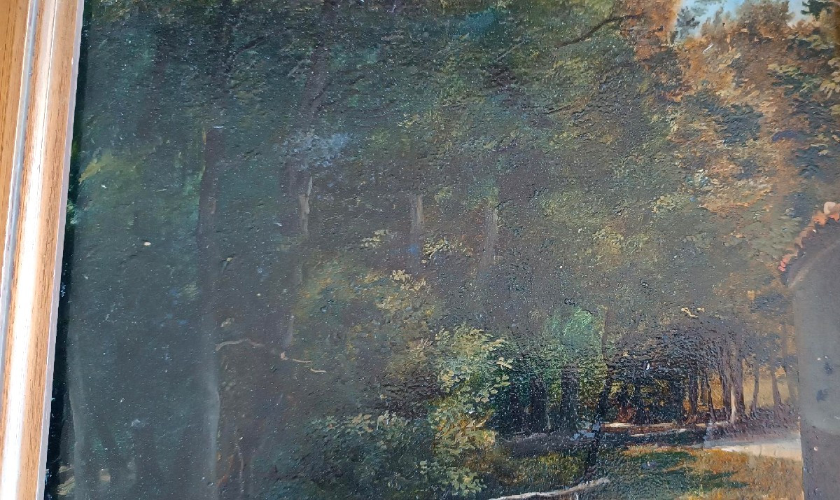 Dipinto olio su tavoletta , GIUSEPPE HAINMANN (Milano 1828-Alessandria d'egitto 1883)-photo-4