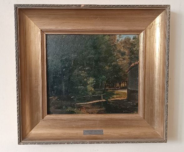 Dipinto olio su tavoletta , GIUSEPPE HAINMANN (Milano 1828-Alessandria d'egitto 1883)