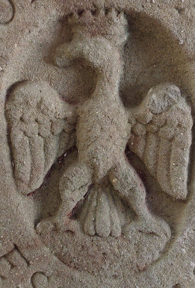 Stemma nobile  in pietra, prima metà del XVI secolo, Famiglia Este, Ducato di Ferrara Modena-photo-4