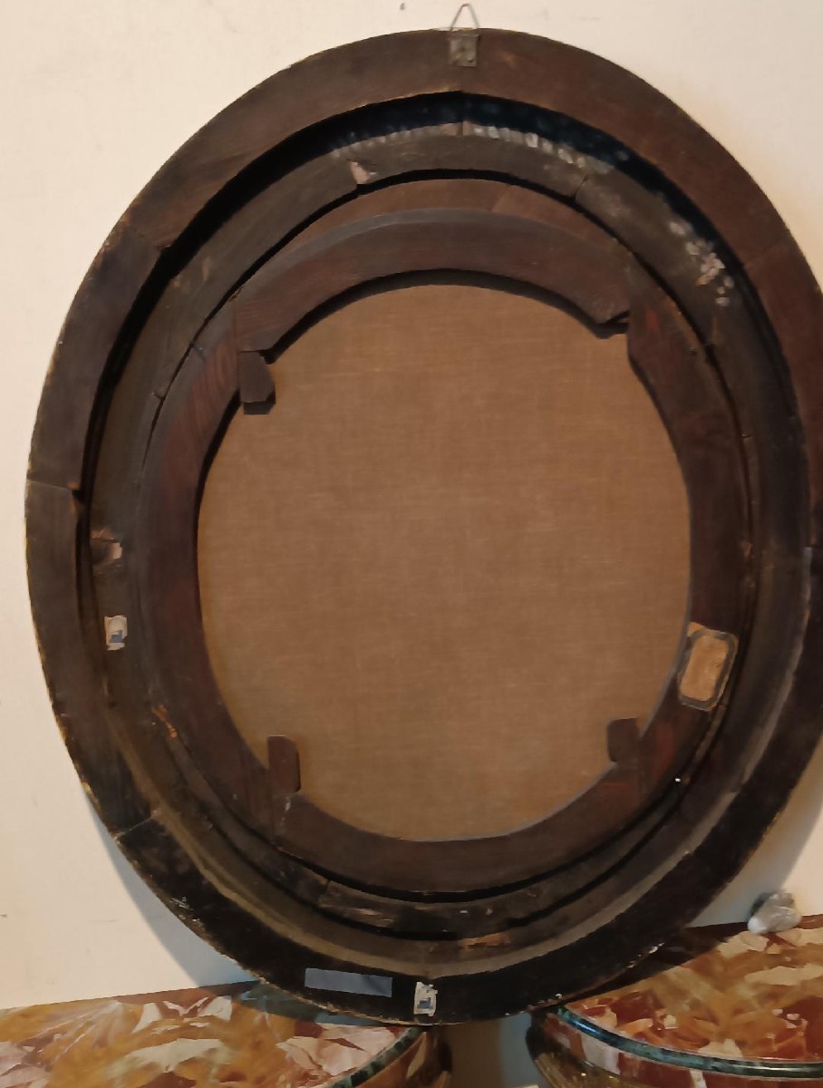 Antico dipinto olio su tela Salomè con la testa del Battista- XVIII secolo-photo-4