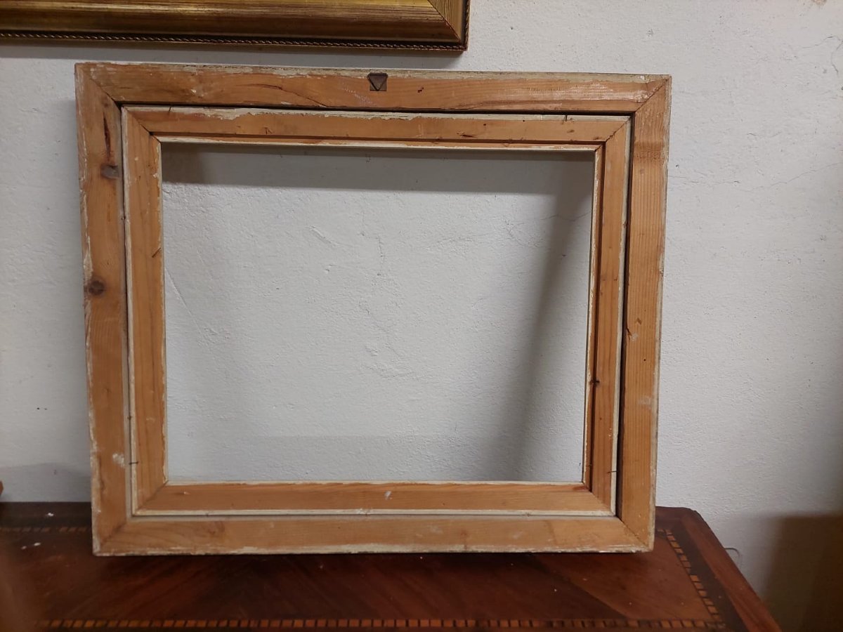 cornice legno laccata e dorata  primi  del 900 ,Italiana-photo-2